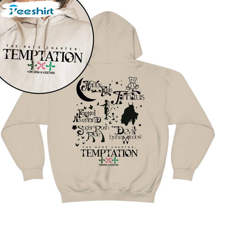 Fantastic Txt Temptation Sweatshirt, The Name Chapter Temptation Crewneck Long Sleeve