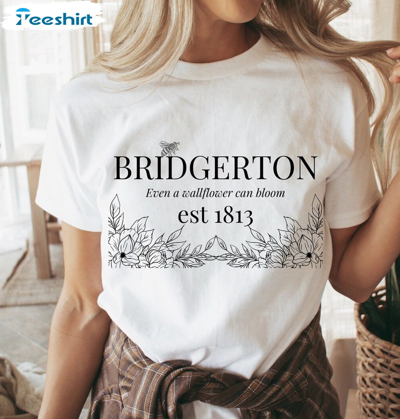 Can Bloom Wallflower Sweatshirt ,vintage Penelope And Colin Bridgerton Shirt Tee Tops