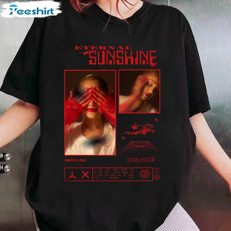 Fantastic Ariana Eternal Sunshine T Shirt, Cool Design Ariana Grande Shirt Long Sleeve