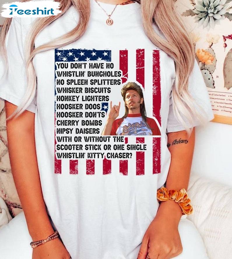 Joe Dirt Merica July 4th Hoodie, Comfort Joe Dirt 4th Of July Shirt Long Sleeve