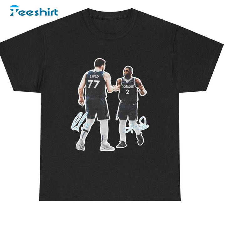Groovy Luka Doncic Shirt, Dallas Mavericks Basketball Nba Comfort Crewneck Long Sleeve