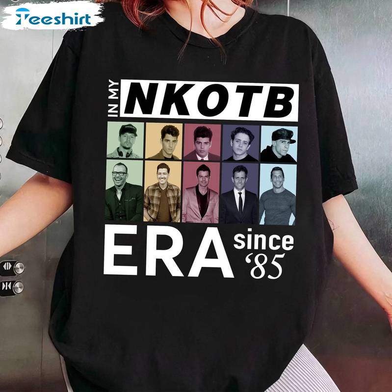 Cool Design New Kids On The Block Shirt, Trendy On The Block Era Sweatshirt Long Sleeve