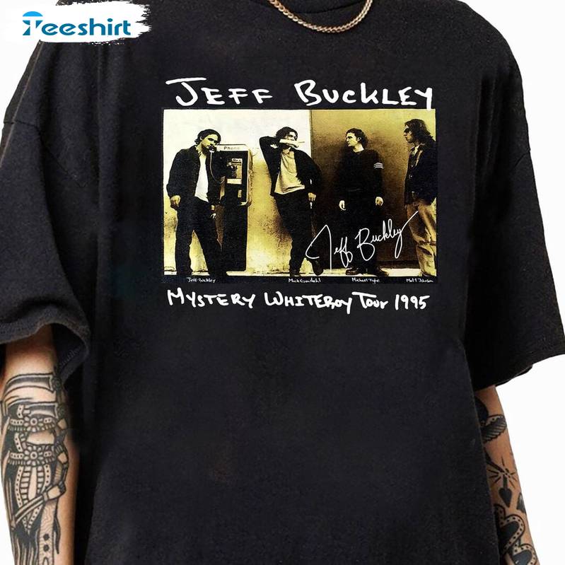 Limited Jeff Buckley Sweatshirt, White Boy Tour 1995 Inspirational Tank Top Sweater