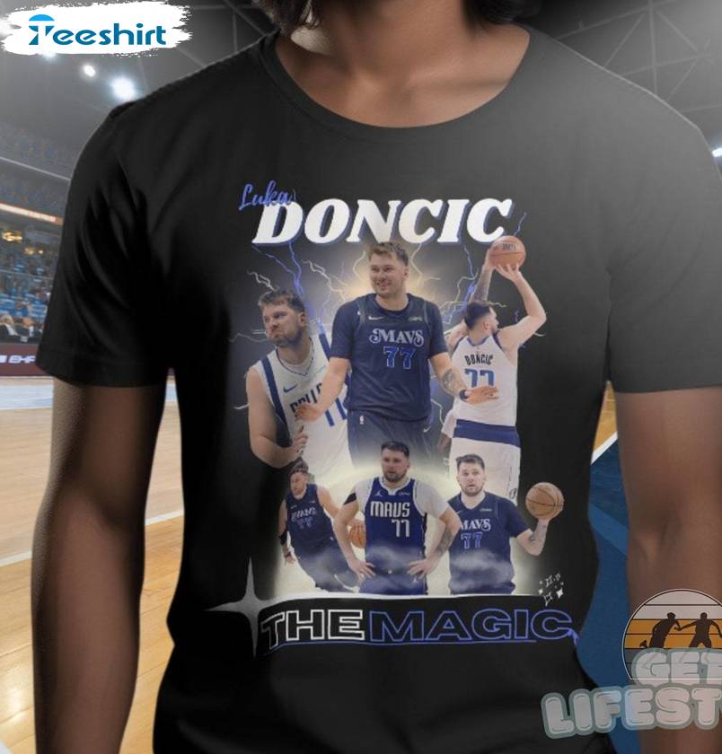 Comfort Luka Doncic Shirt, Must Have Crewneck Long Sleeve For Basketball Lover