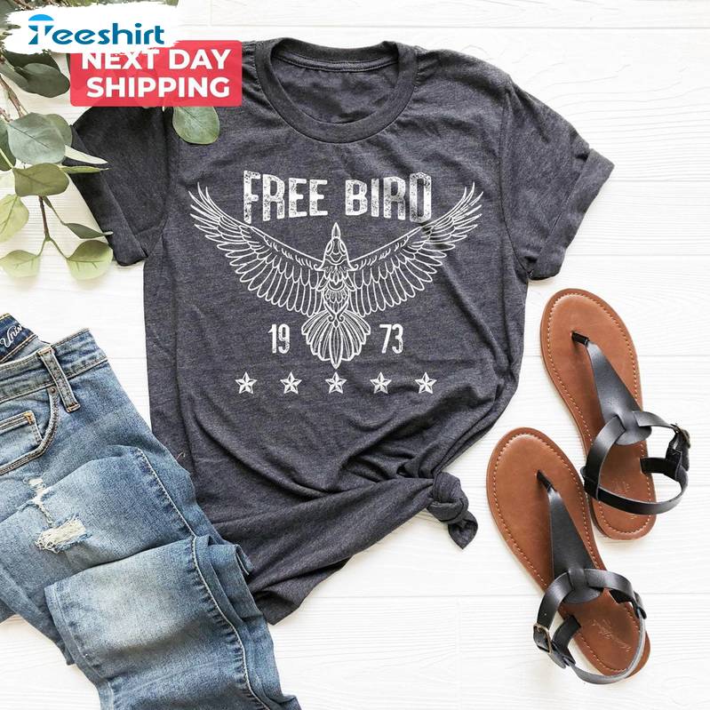 Free Bird America Inspired Shirt, New Rare Boho Tee Tops Tank Top