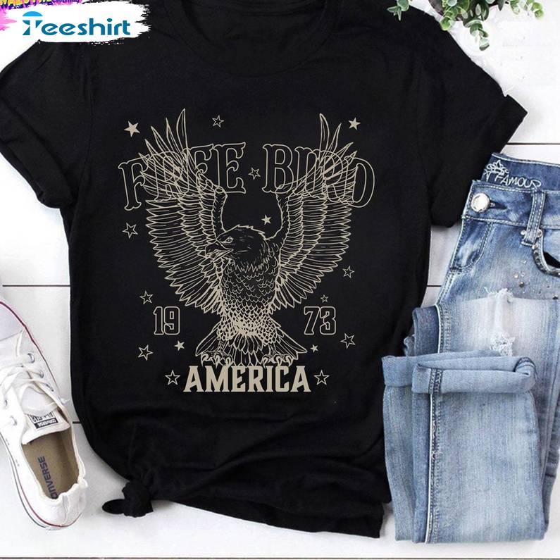 Awesome Rock Band Long Sleeve , Limited Free Bird America Shirt Unisex Hoodie