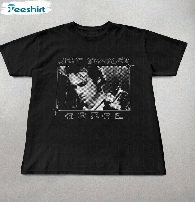 Must Have Grace Album Long Sleeve , Trendy Jeff Buckley Sweatshirt Short Sleeve