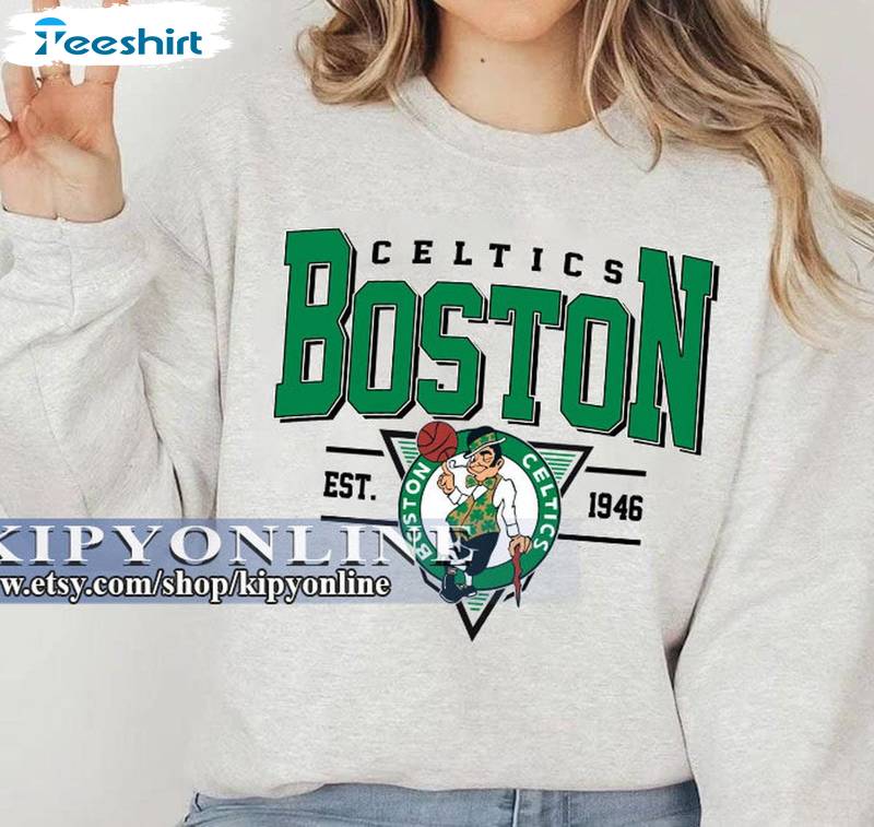 Unique Boston Basketball Sweatshirt, Limited Boston Celtics Shirt Sweater