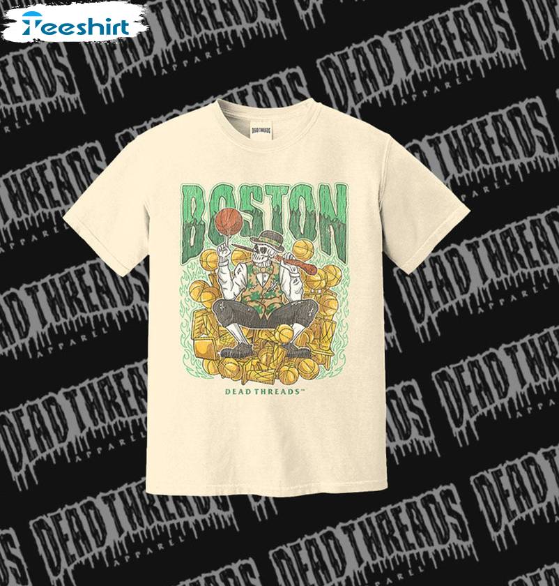 Dead Threads Basketball Unisex Hoodie, Comfort Boston Celtics Shirt Tank Top