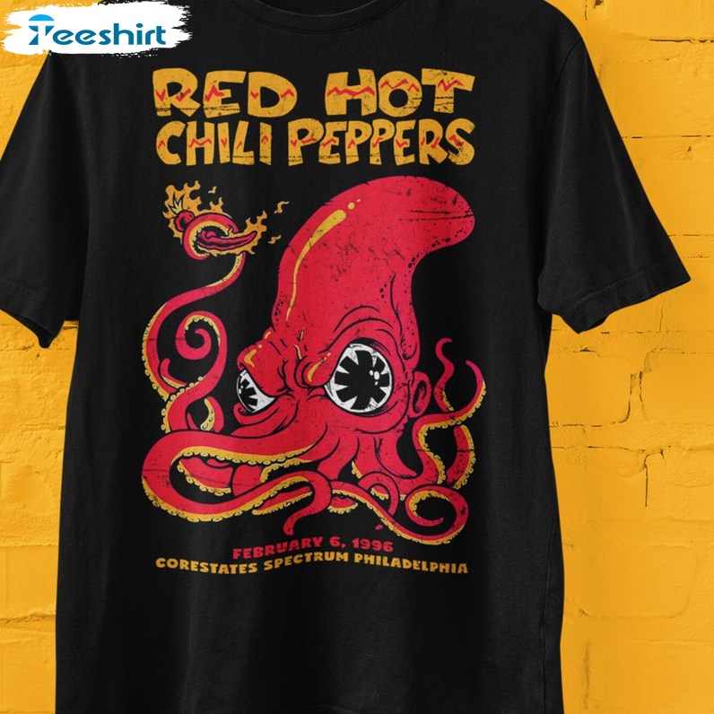 Makes A Great Unisex Hoodie, Cool Design Red Hot Silly Peppers Shirt Tee Tops