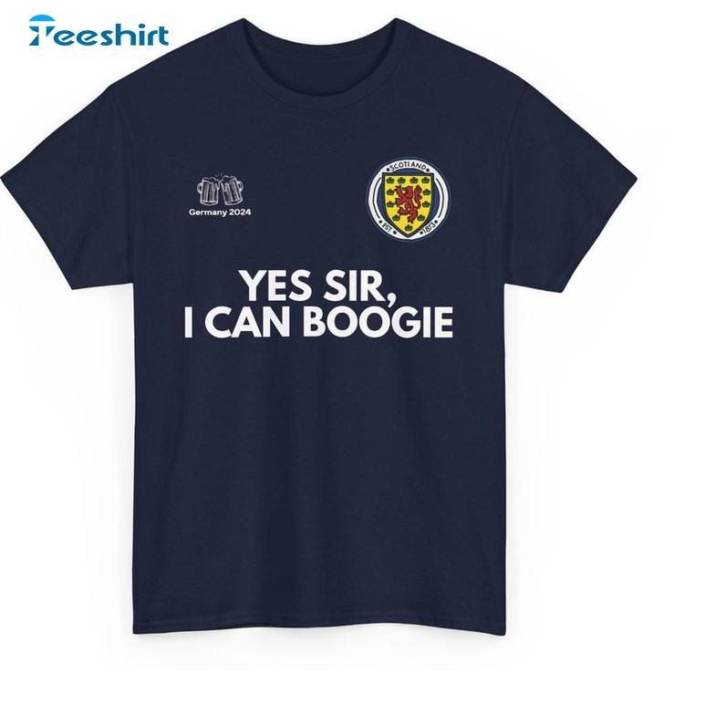 Scotland Fc Creative Short Sleeve , Comfort Yes Sir I Can Boogie Shirt Tank Top