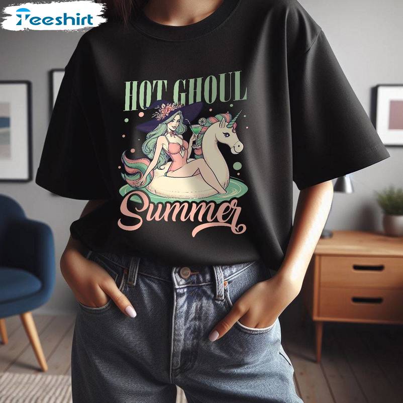 New Rare Hot Ghoul Summer Shirt, Summer Vibe Unisex T Shirt Crewneck