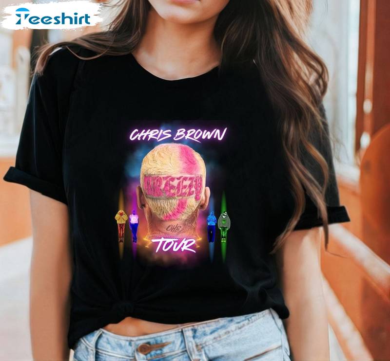 Breezy Vintage Unisex T Shirt , New Rare Chris Brown Breezy Shirt Long Sleeve