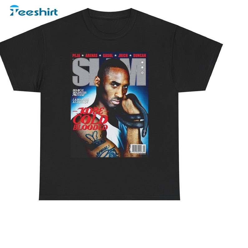 Cool Design Kobe Bryant Shirt, Trendy Slam Cover Unisex Hoodie Crewneck