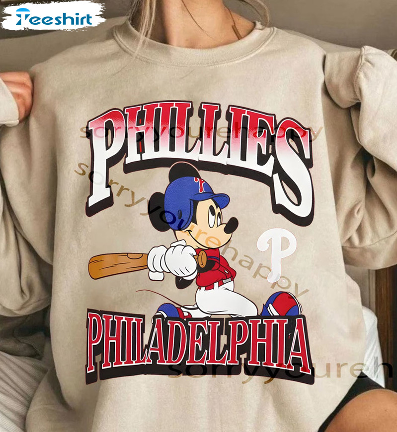 Disney Mickey Philadelphia Baseball Sweatshirt