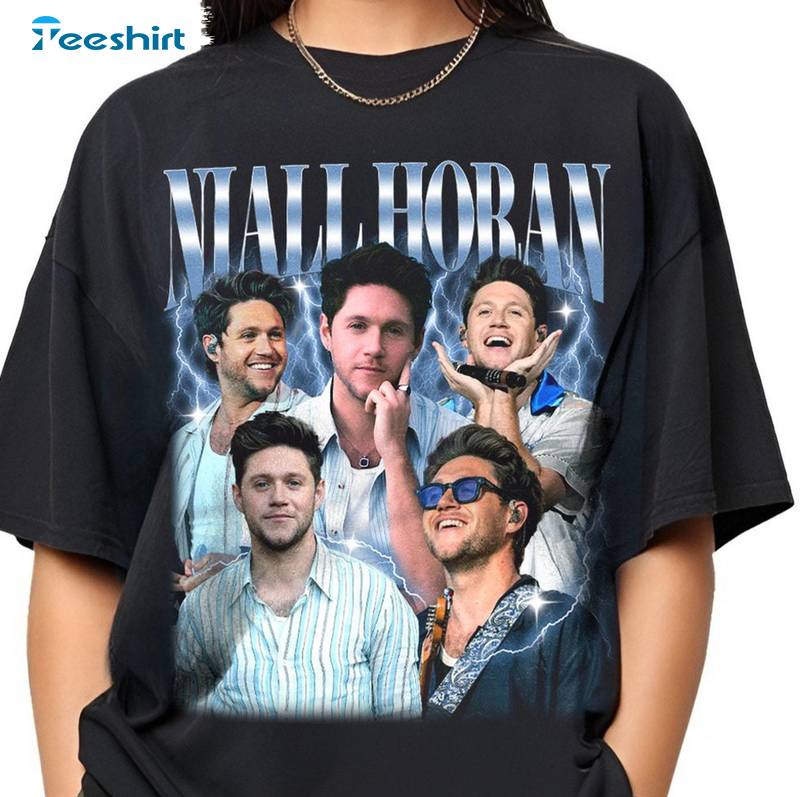 Groovy Niall Horan Shirt, Trendy Niall Horan 2024 Tour Short Sleeve Crewneck