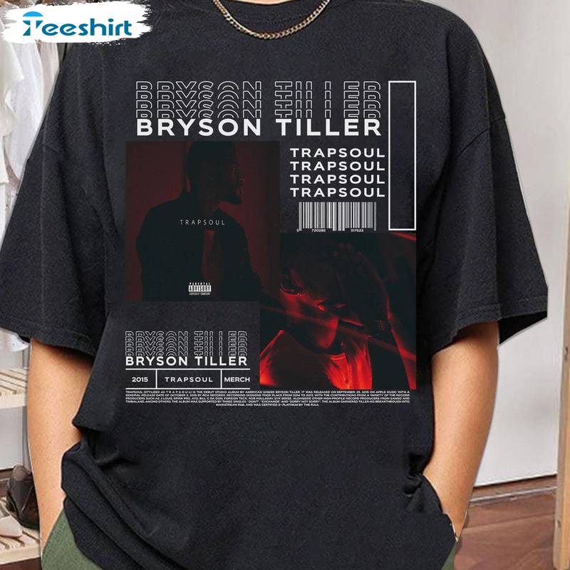 New Rare Bryson Tiller Shirt, Must Have Music Album T Shirt Long Sleeve