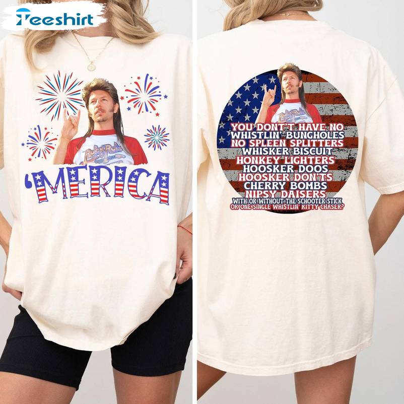 Comfort Colors Joe Dirt 4th Of July Shirt, Independence Day Short Sleeve Crewneck