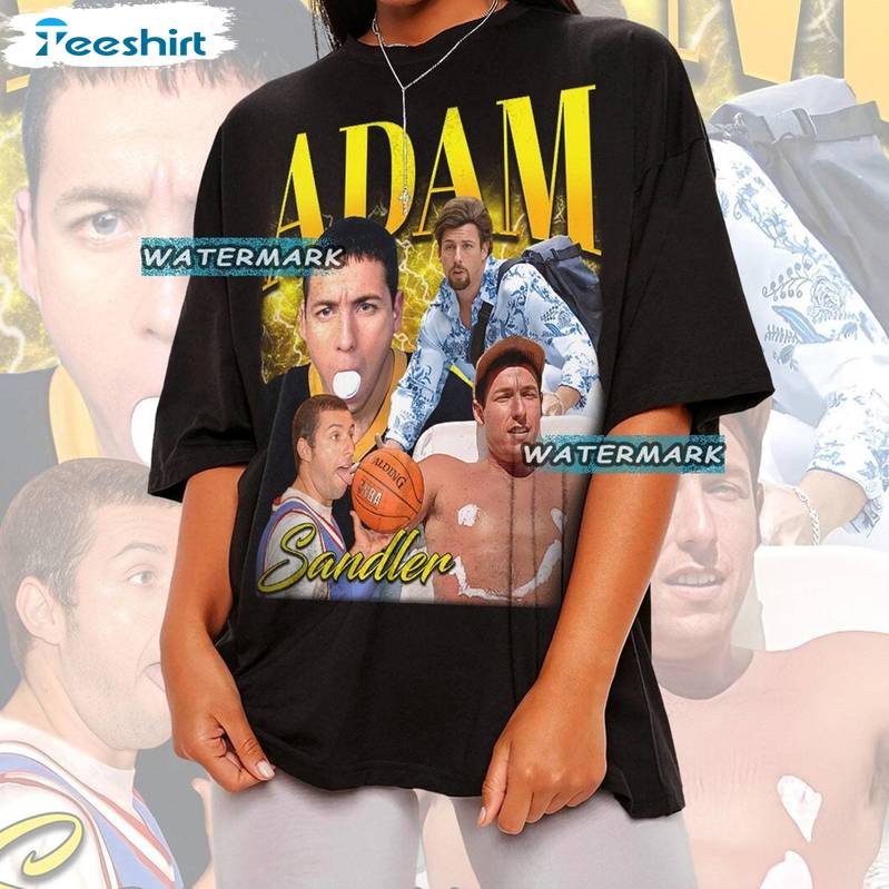 Adam Sandler Unisex Hoodie , Vintage Adam Sandler Tour 2023 Shirt Short Sleeve