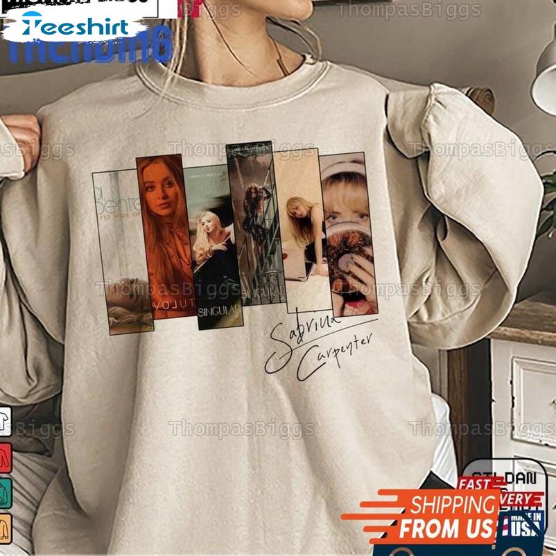 Sabrina Carpenter Vintage Shirt, Retro Carpenter Espresso Album Sweatshirt Unisex Hoodie