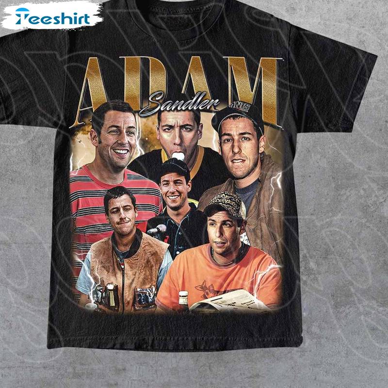 Adam Sandler Tour 2023 Limited Shirt, Funny Short Sleeve Crewneck For Woman And Man