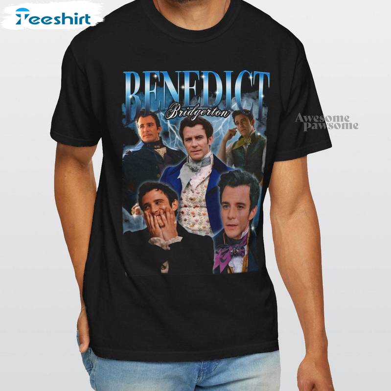 Benedict Bridgerton Cool Design Shirt, Limited Bridgerton Actor Short Sleeve