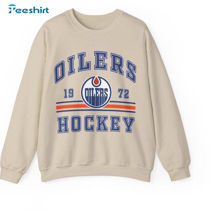 Edmonton Hockey Inspirational Sweatshirt, Limited Edmonton Oilers Shirt Long Sleeve