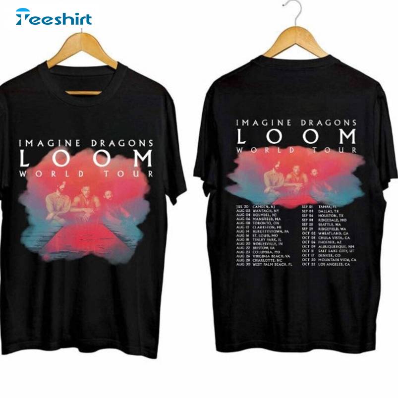 Vintage Imagine Dragons Tour Sweatshirt, Groovy Loom Tour 2024 Tee Tops Crewneck