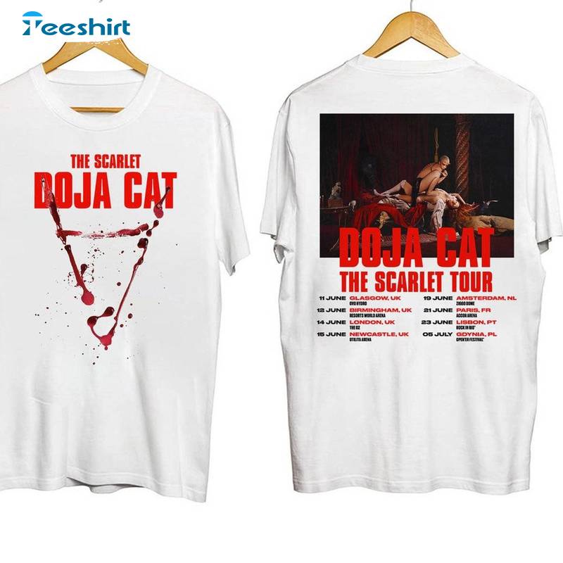 Groovy Doja Cat 2024 Concert Long Sleeve , Comfort Doja Cat Shirt Short Sleeve