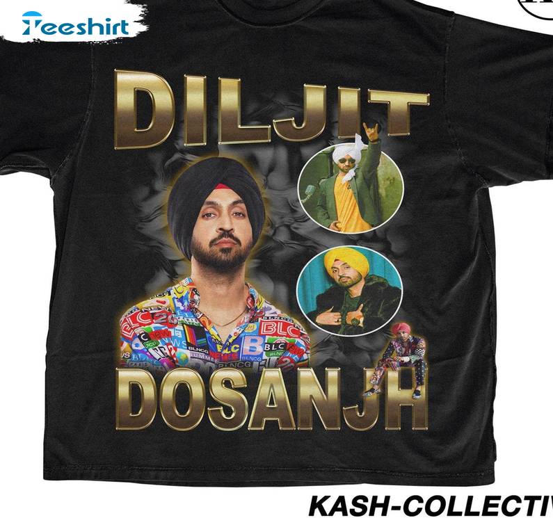 Unique Punjabi Movies Unisex Hoodie, Limited Diljit Dosanjh Shirt Long Sleeve