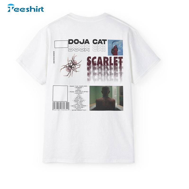 Must Have Scarlet Album Long Sleeve , New Rare Doja Cat Shirt Hoodie