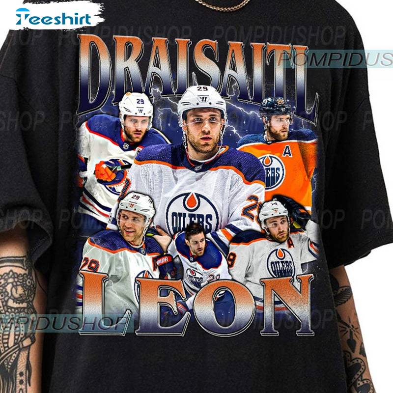 Groovy Leon Draisaitl Shirt, Trendy Edmonton Hockey Fan T Shirt Unisex Hoodie