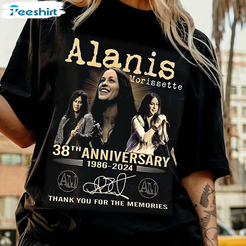 Comfort Alanis Morissette Shirt, 38th Anniversary Long Sleeve Tee Tops