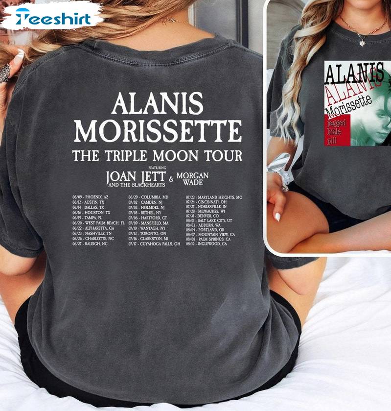 Modern Alanis Morissette Shirt, New Rare Short Sleeve Crewneck Gift For Fan