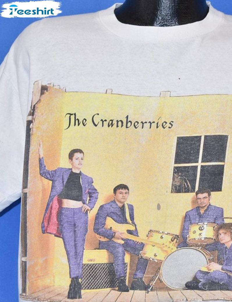 Vintage The Cranberries Shirt, Rock Album Cover 1996 Unisex Hoodie Short Sleeve