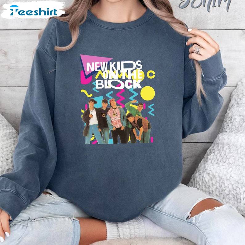 Nkotb Concert Sweatshirt , Comfort New Kids On The Block Shirt Long Sleeve