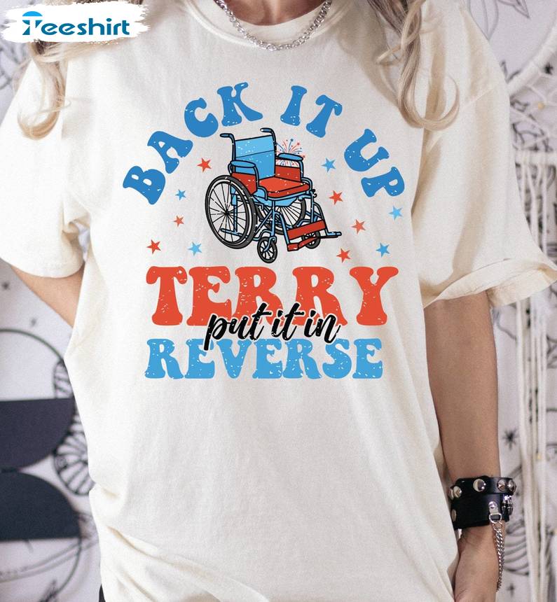 Comfort Colors Back It Up Terry Shirt, 4th Of July Crewneck Tee Tops