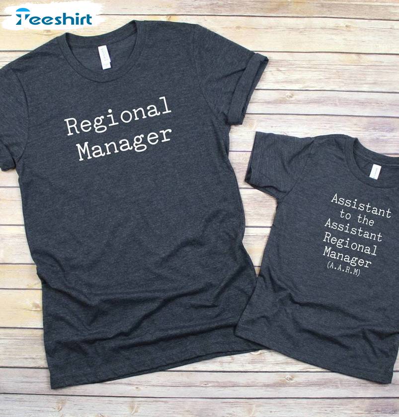 Trendy Regional Manager Shirt, New Rare Short Sleeve Long Sleeve For Men Women