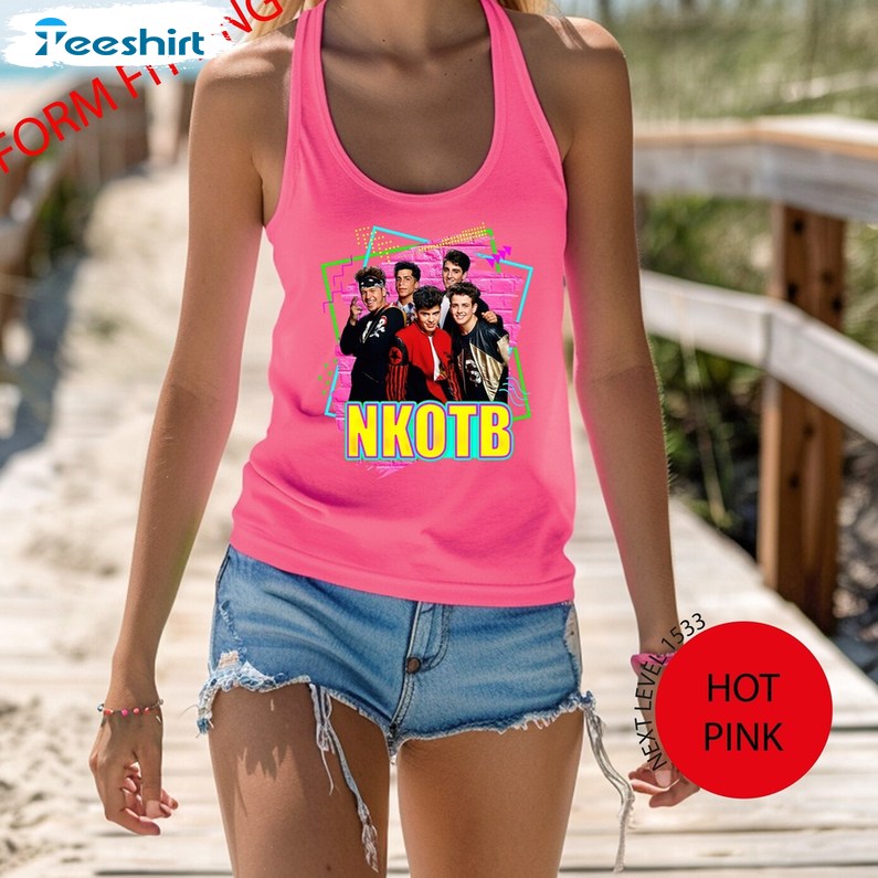 Vintage Nkotb Unisex Hoodie, Comfort New Kids On The Block Shirt Long Sleeve