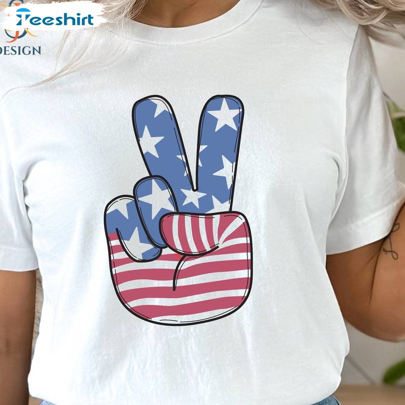 Must Have Peace Unisex Hoodie, Comfort America Peace Shirt Long Sleeve