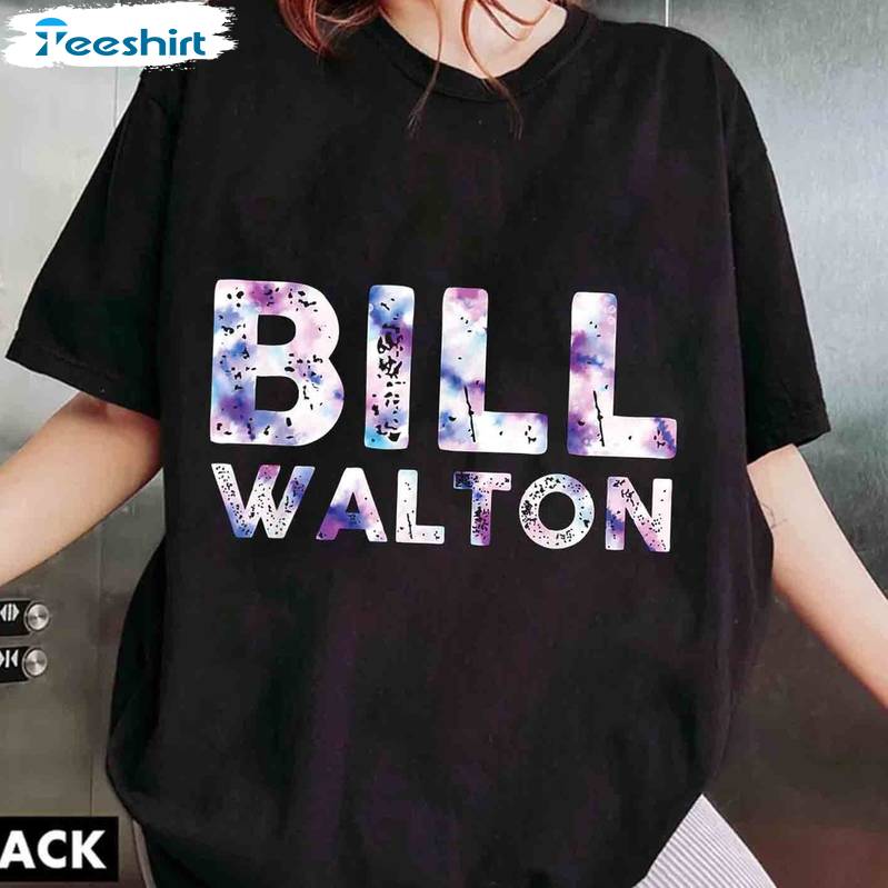 Cool Design Bill Walton Shirt, Basketball Inspirational Short Sleeve Crewneck