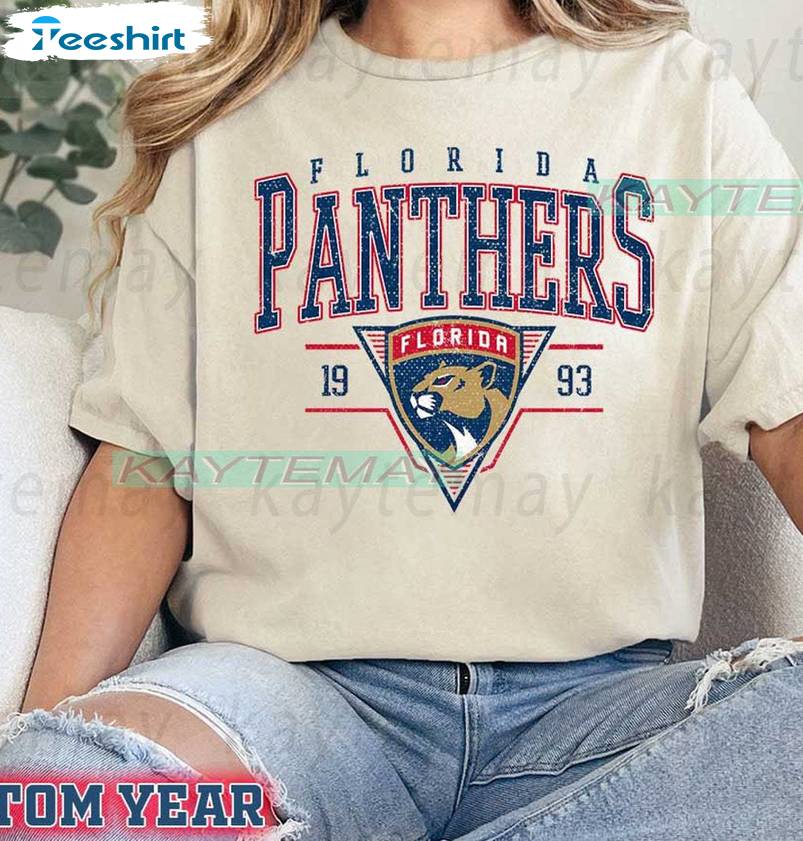 Limited Florida Panthers Shirt, New Rare Florida Crewneck Long Sleeve