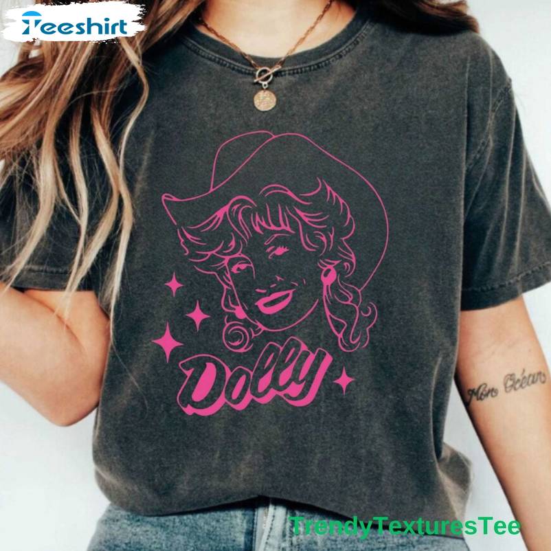 New Rare Dolly Parton Shirt, Comfort Colors Dolly Unisex Hoodie Short Sleeve