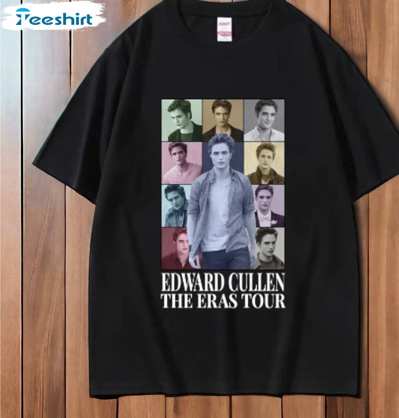 Cool Design Edward Cullen Shirt, Twilight Saga The Eras Tour T Shirt Long Sleeve