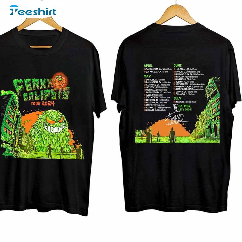 Ferxxocalipsis World Tour 2024 Sweatshirt , Groovy Ferxxo Tour Shirt Sweater