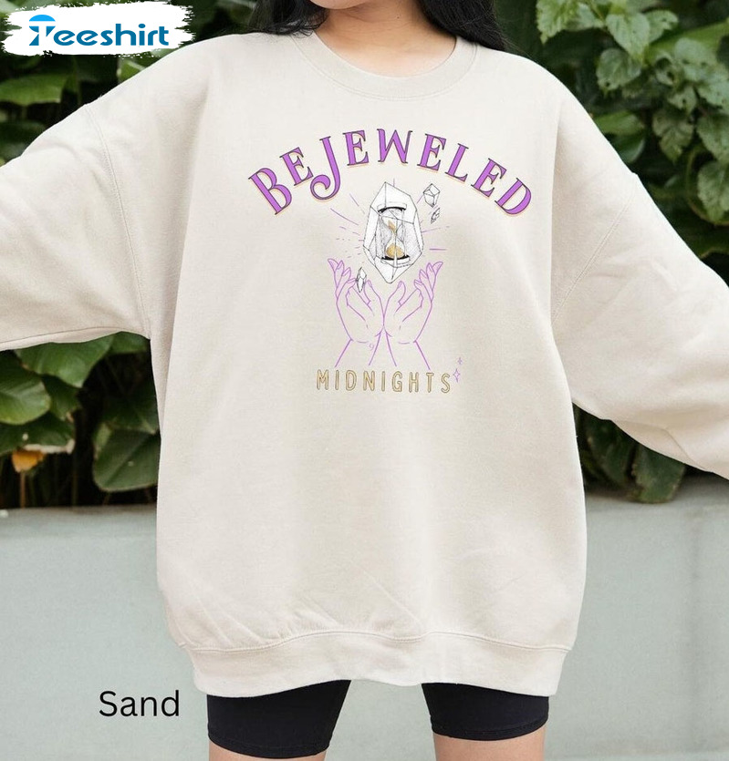 Bejeweled Song Midnights Sweatshirt - Midnights Album Sweater Crewneck