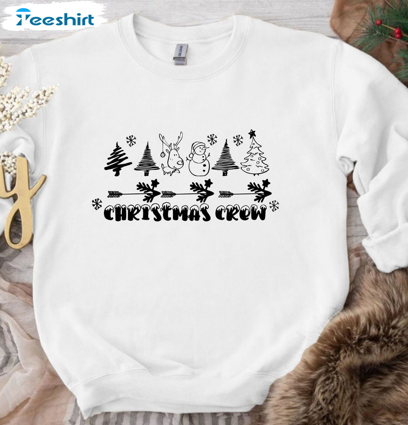 Christmas Crew Shirt - Holiday Season Unisex Hoodie Long Sleeve