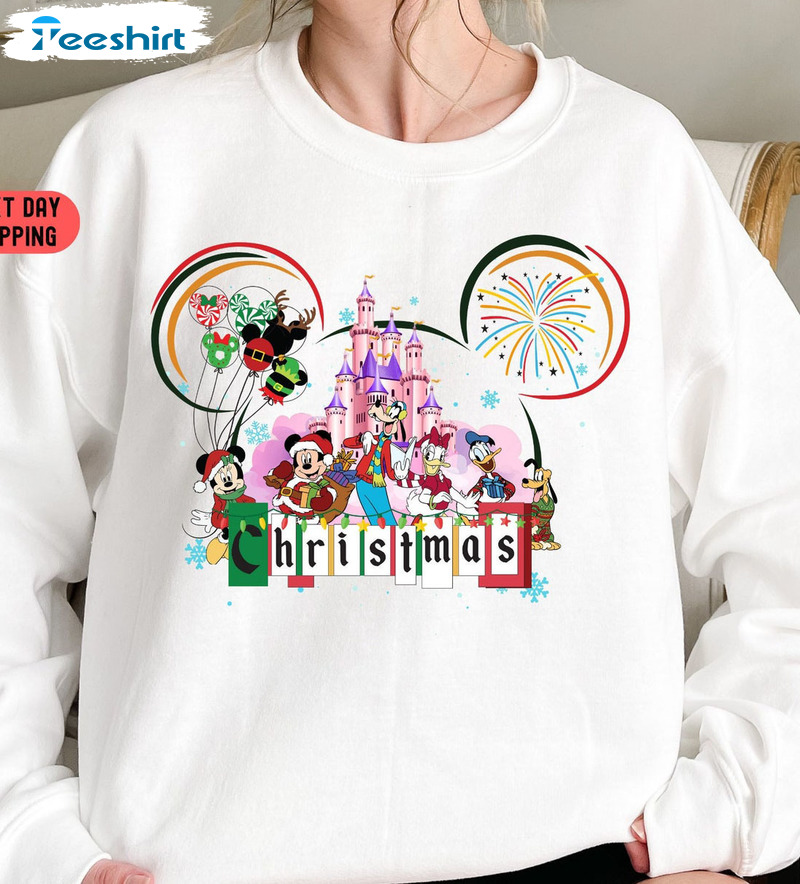 christmas disneyland shirts