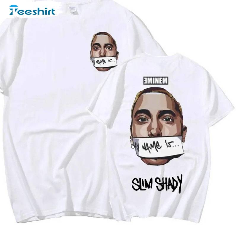 Creative The Eminem Show Shirt, Vintage Eminem Slim Shady T Shirt Short Sleeve