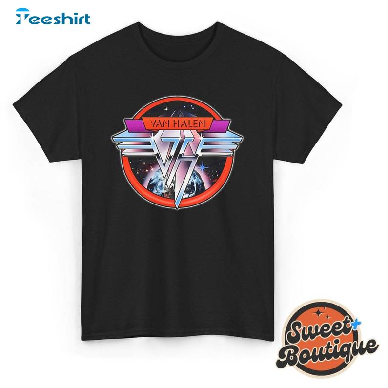 Unique Van Halen 1978 Logo Short Sleeve , Comfort Van Halen Sweatshirt Long Sleeve